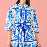 Alivia Lori-Anne Dress in White Augusta Floral