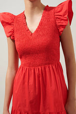 0 The Leila Dress in Red