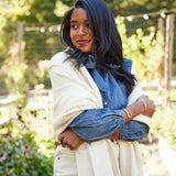 Bayside Herringbone Shawl - Shell