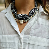 Beaded Bandana Necklace | Tribal