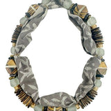 Beaded Bandana Necklace | Safari