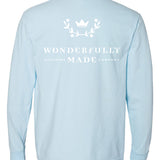 Wonderfully Made Chambray Long Sleeve Comfort Colors TShirt