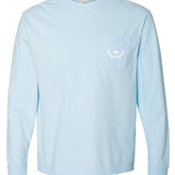 Wonderfully Made Chambray Long Sleeve Comfort Colors TShirt