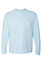 Wonderfully Made Chambray Long Sleeve Comfort Colors TShirt