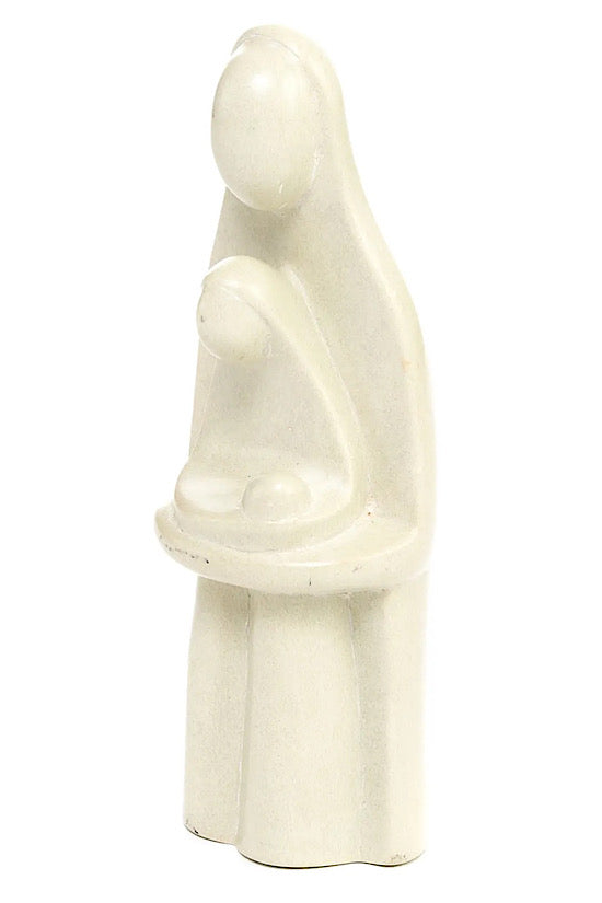 Holy Family Carved from Kenyan Soapstone