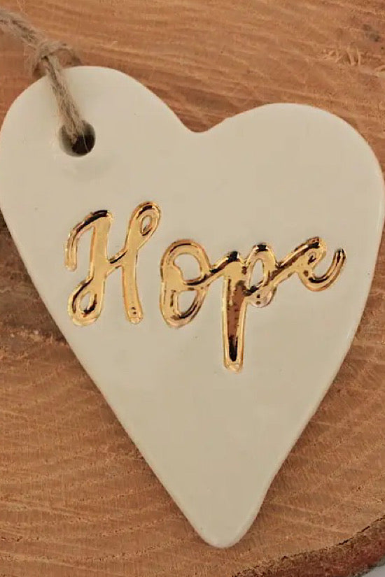 Hope Gold Leaf Ornament