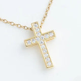 Shine Your Light Cross Necklace in Gold
