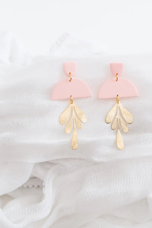 Joy Made Collective Brittany Polymer Clay and Brass Earring [FINAL SALE]