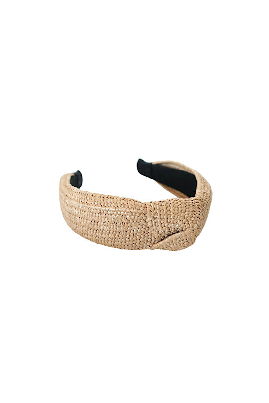 Natural Raffia Headband