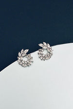 Rosette Multi Crystal Small Wreath Stud